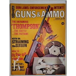 Guns and Ammo Magazine February 1969 Vintage Firearms Collectible